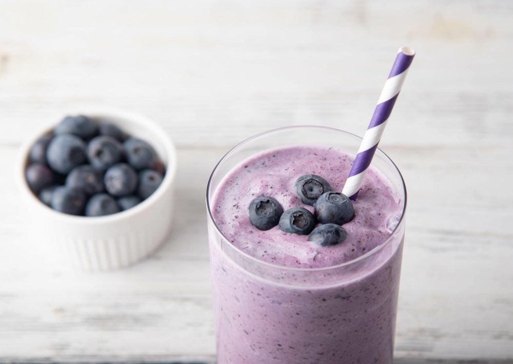 Hemp North -HempHearts- Hemp blueberry smoothie
